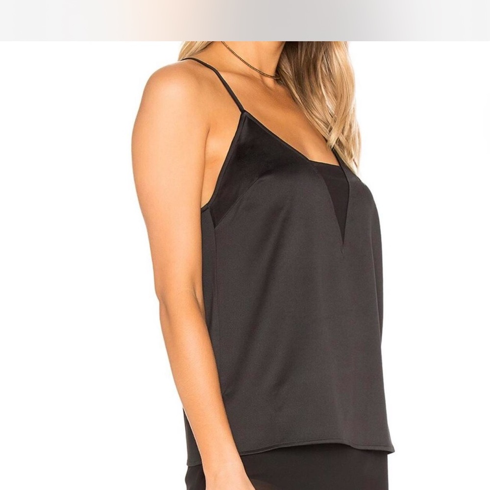 House of Harlow 1960 Black V-Neck Top revolve